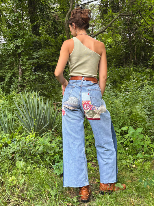 Patched Bum Levi's