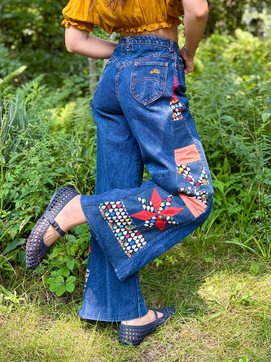 Pear Star & Pinwheel Chic Jeans