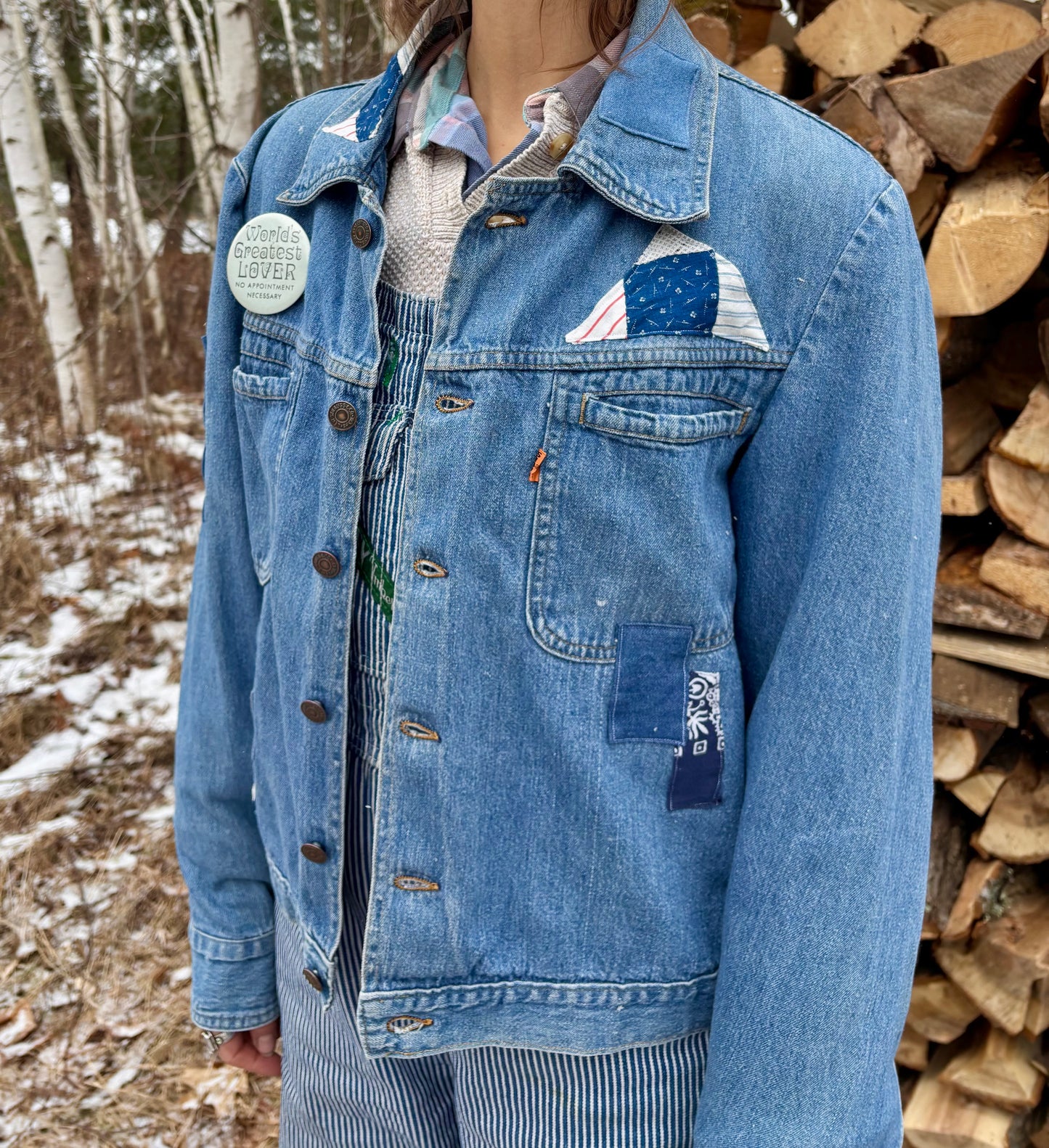 Calico Orange Tab Levi's Jacket