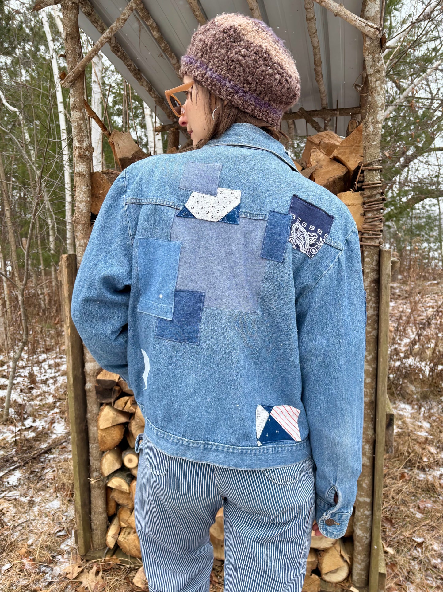 Calico Orange Tab Levi's Jacket