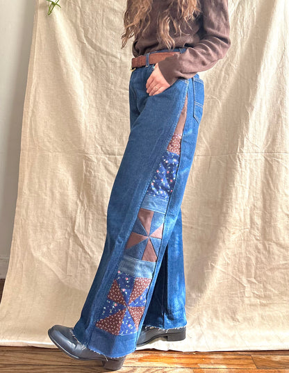 Cocoa & Indigo Pinwheel Dickies