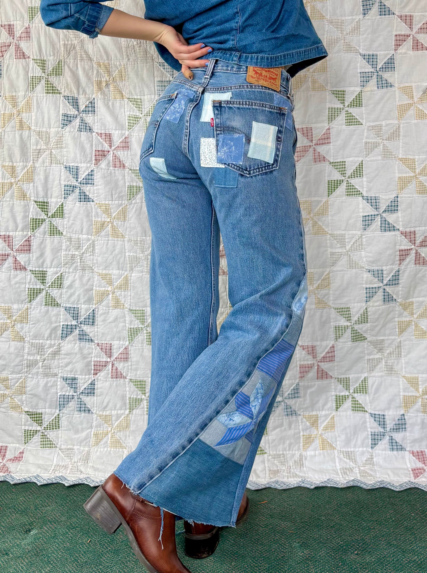 Patchwork Blue Star Levi's