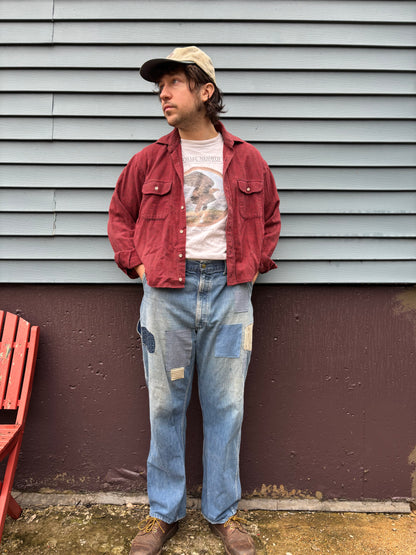 Patched 60s OshKosh Carpenter Jeans