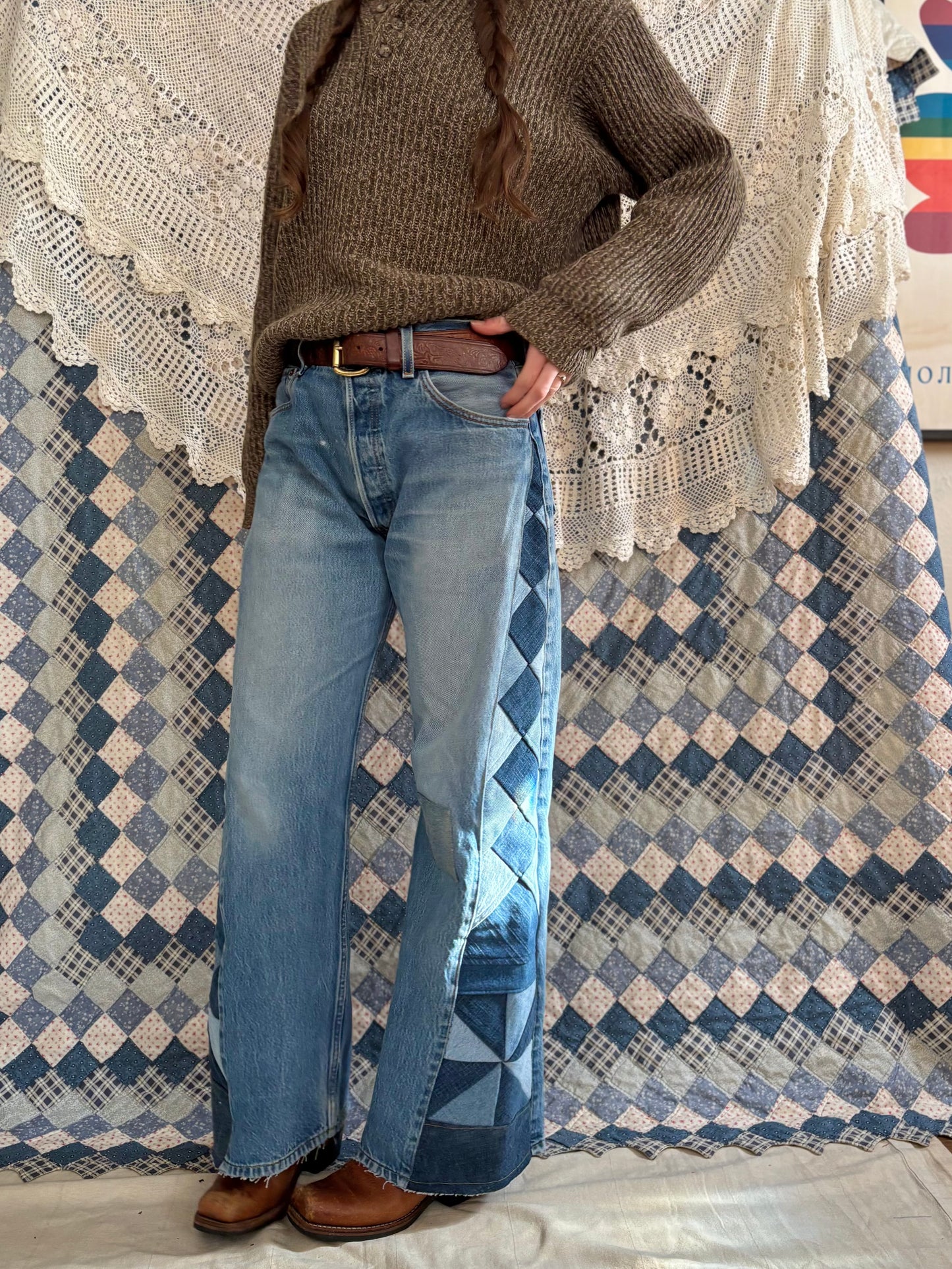 Diamond Pinwheel Levi's 501 XX