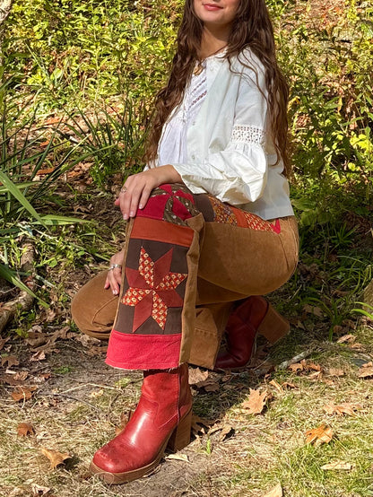 Ochre Express Star & Pinwheel Jeans