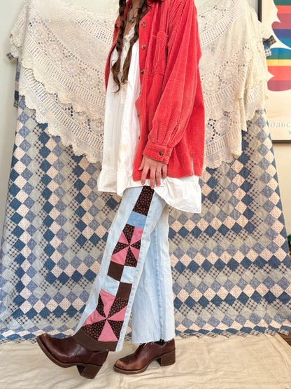 Rose & Cocoa Pinwheel Guess Jeans