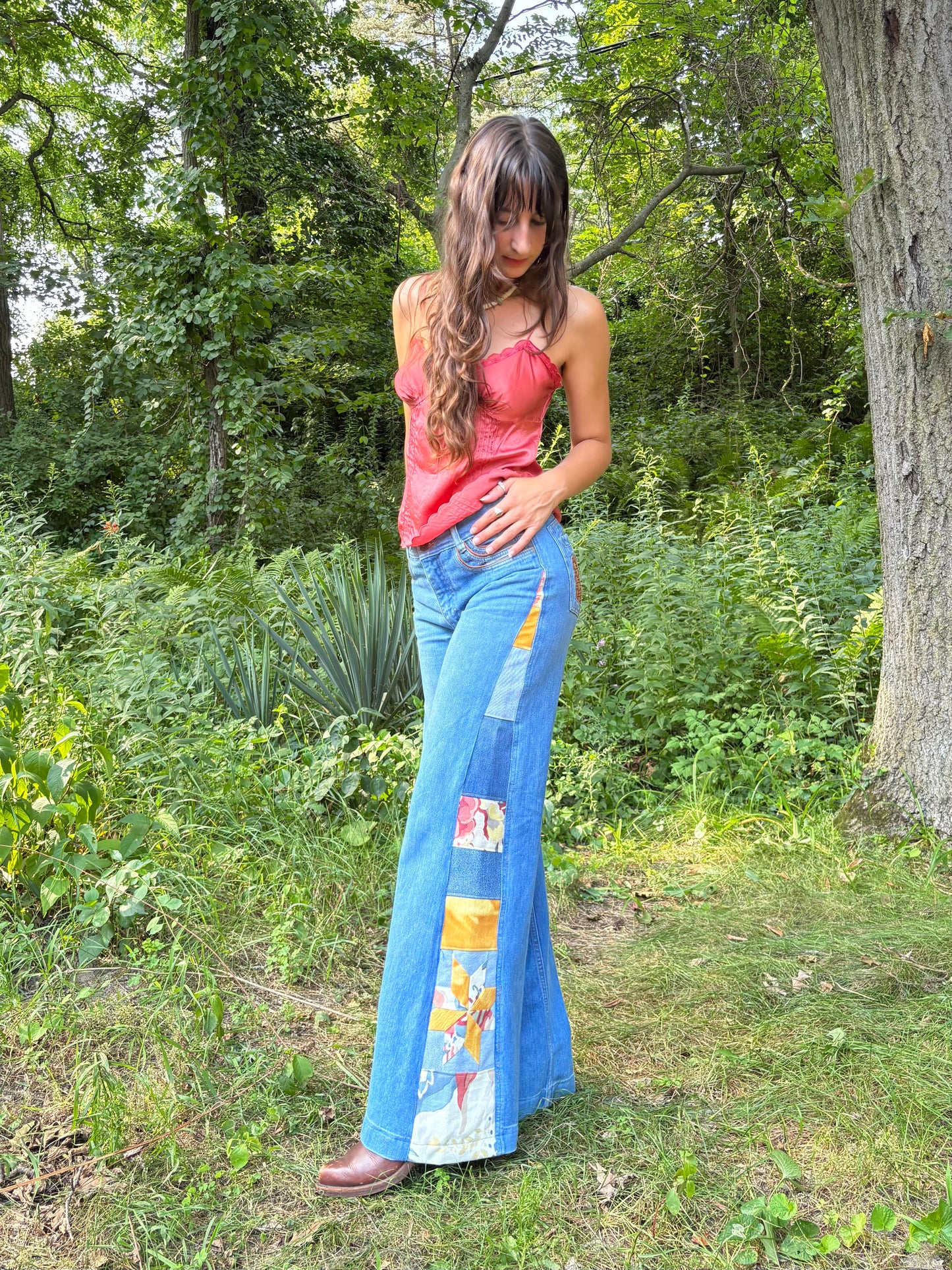 Brittania Star Quilt Jeans 💗