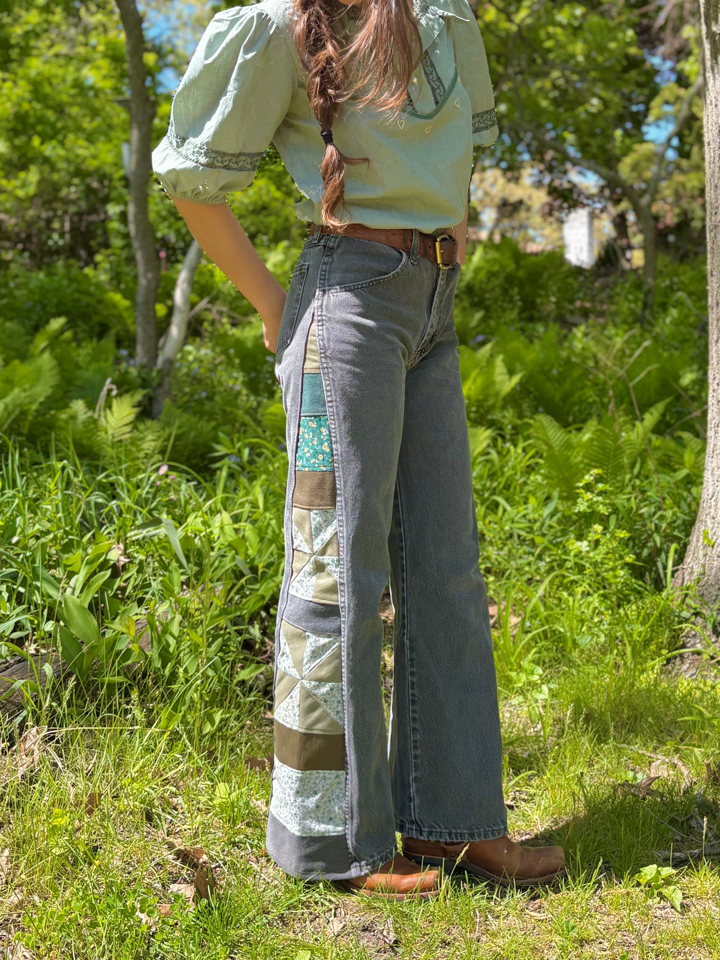 Sage Green Pinwheel Rustlers