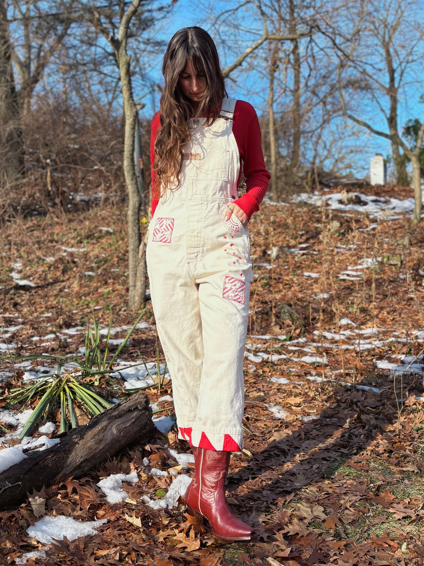 White Big Mac Overalls ❆