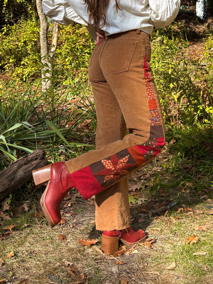 Ochre Express Star & Pinwheel Jeans