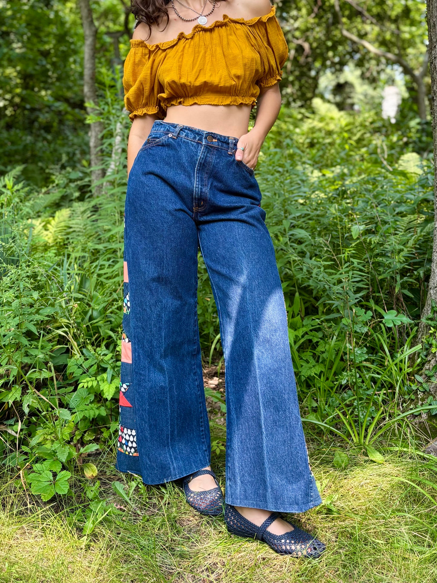 Pear Star & Pinwheel Chic Jeans