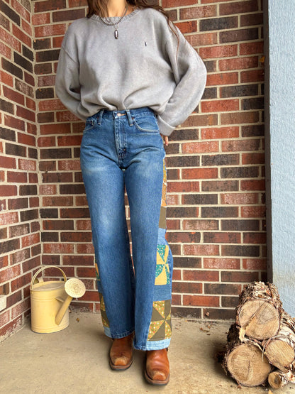 Pine Green Pinwheel Wranglers