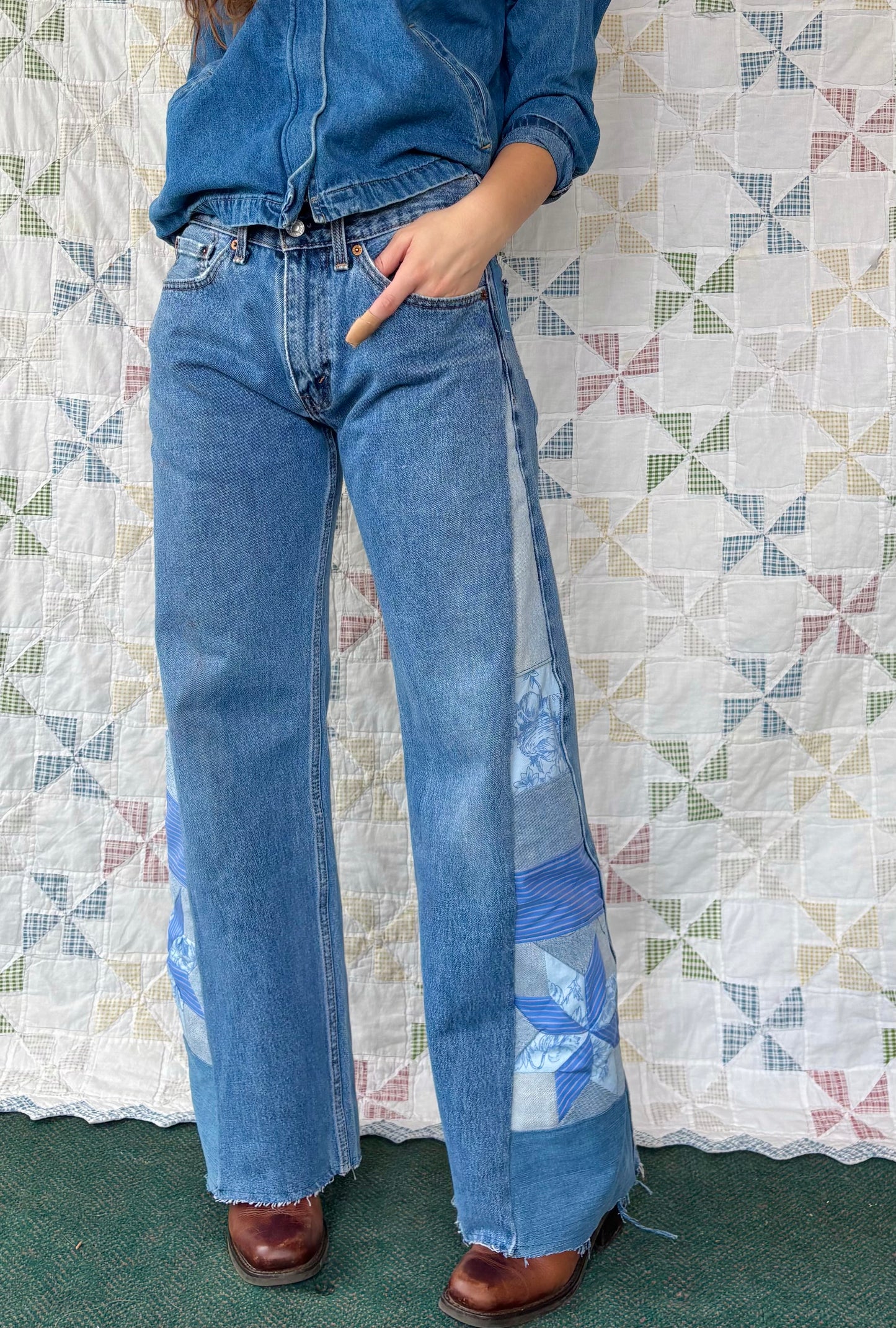 Patchwork Blue Star Levi's