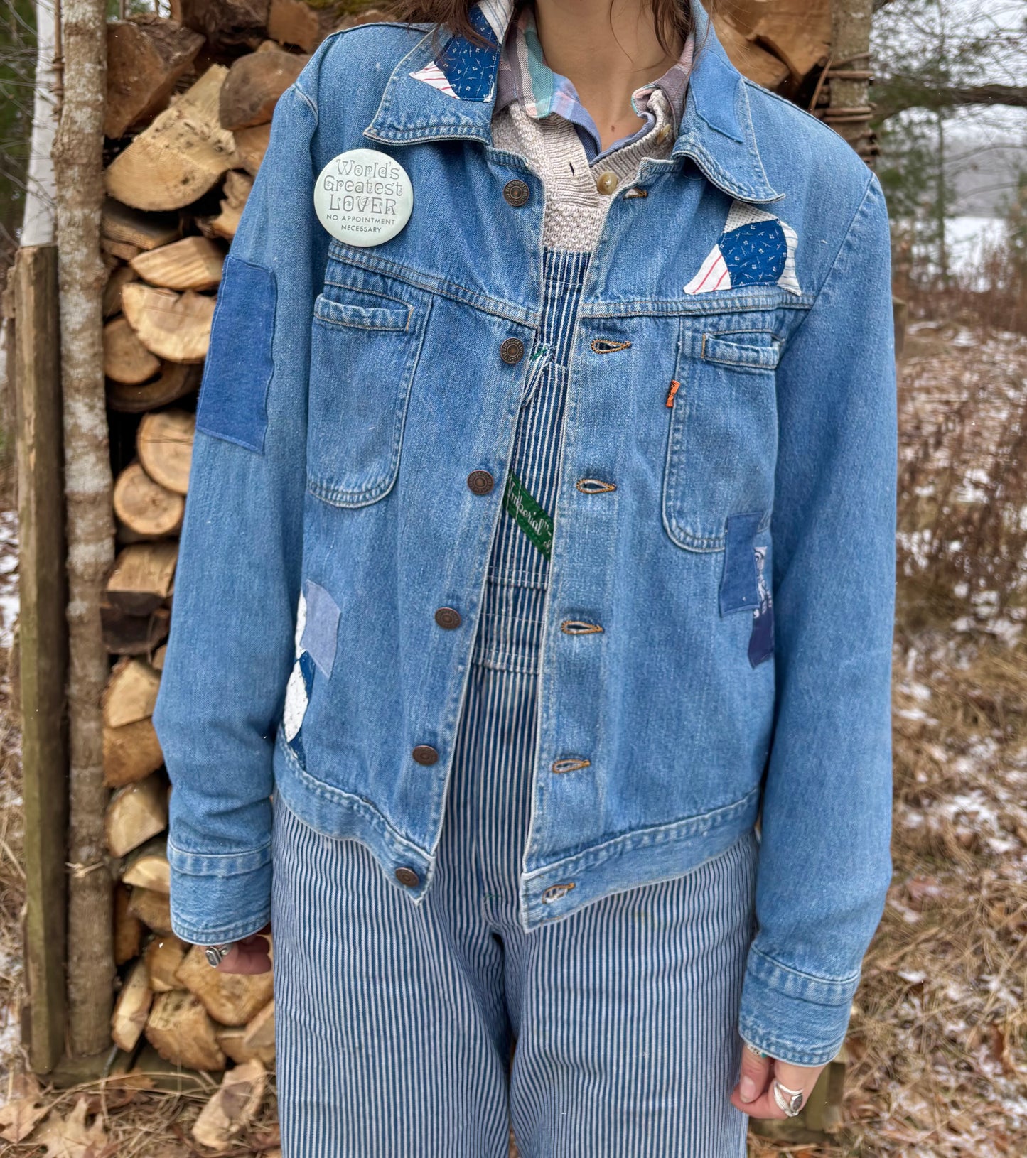 Calico Orange Tab Levi's Jacket