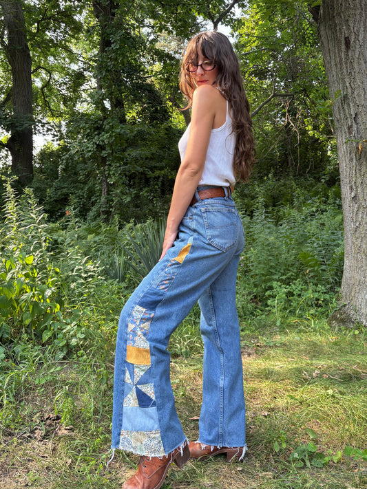 Light Blue Pinwheel Lees 🌸