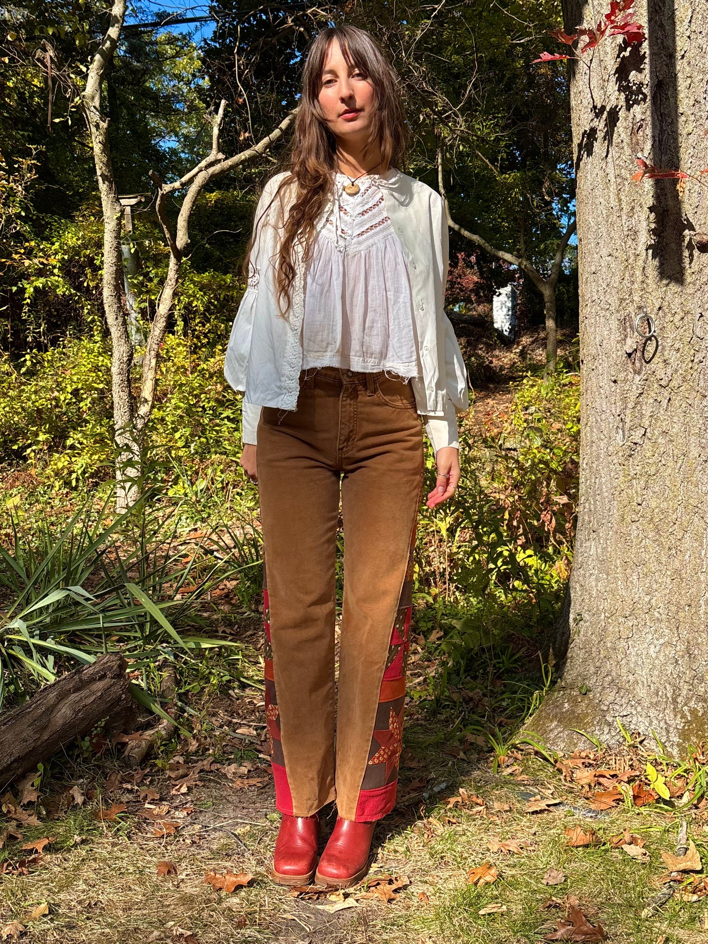 Ochre Express Star & Pinwheel Jeans