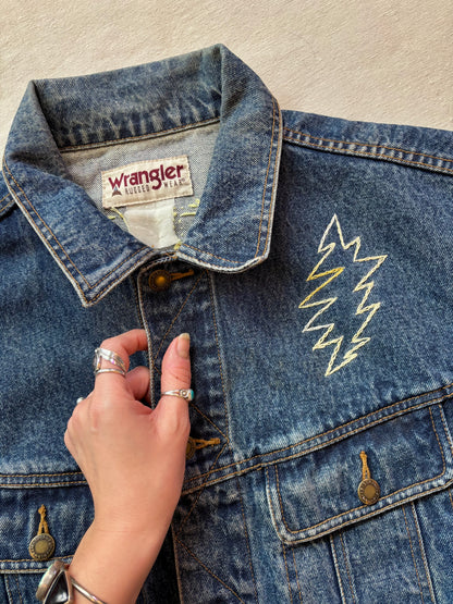 Hand Embroidered Grateful Dead Wrangler Jacket