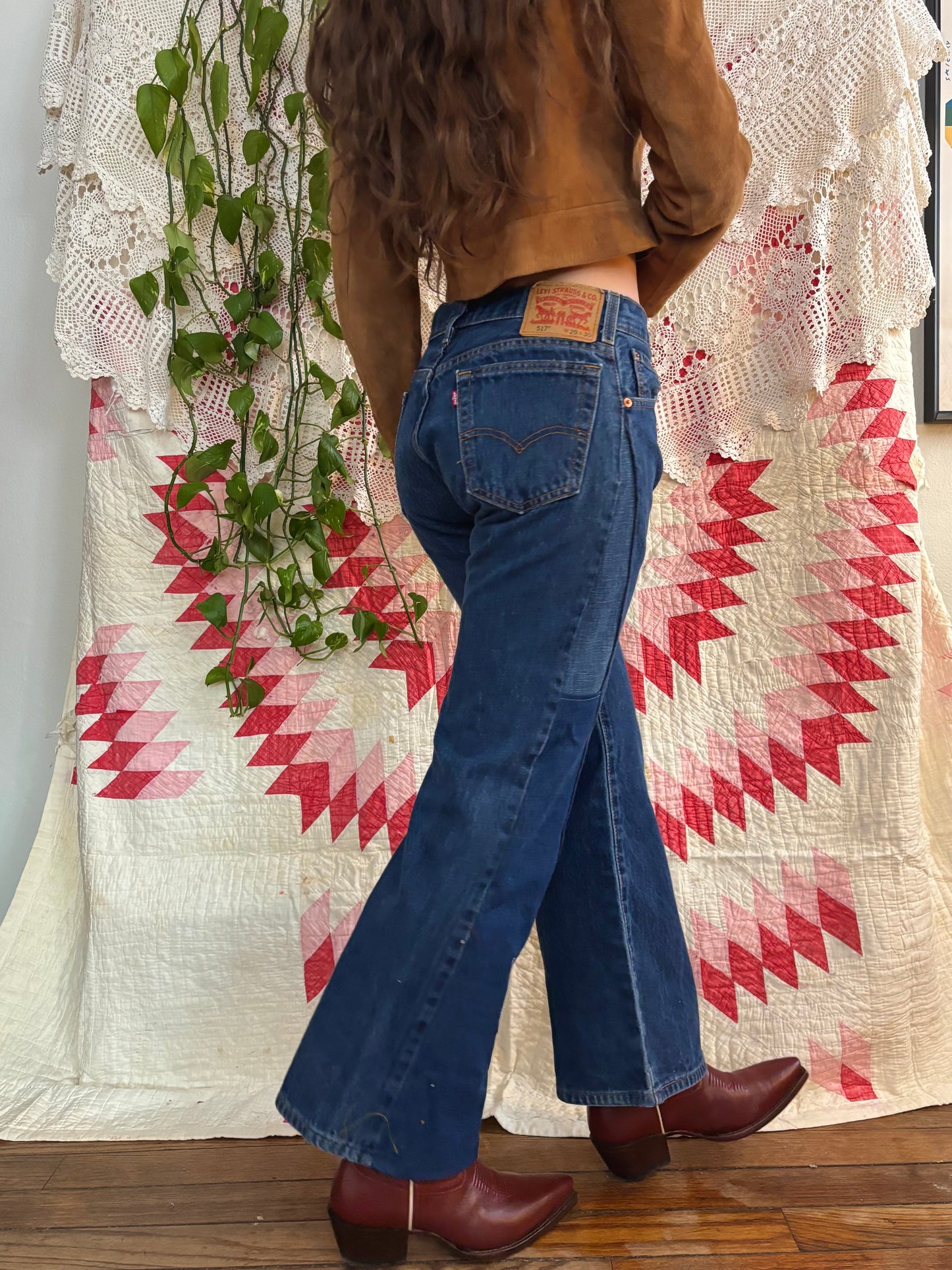 Minimal Patched Levi's 517s