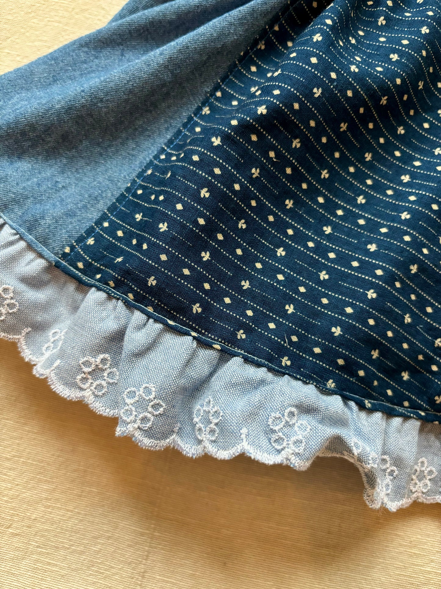 Florecita Top - #3 Calico Chambray