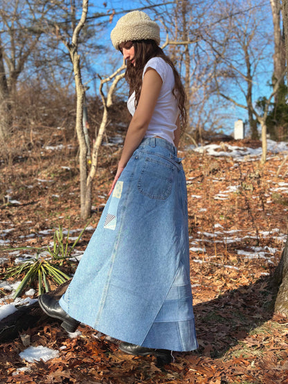 Buckle Back Sawtooth Quilt Skirt