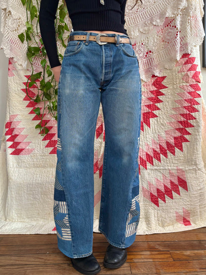Star & Pinwheel Levi's 501s