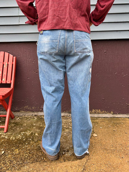 Patched 60s OshKosh Carpenter Jeans