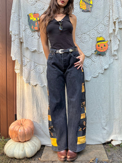 🖤 💛 Black & Gold Star Levi's