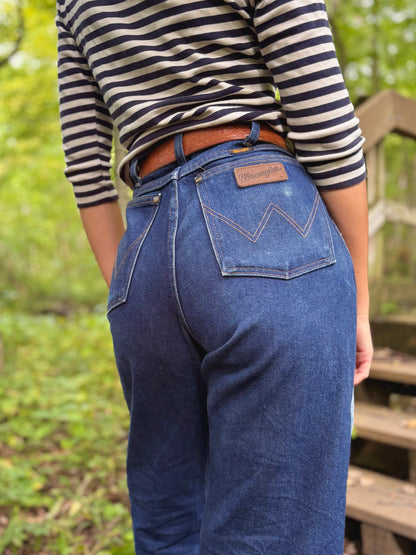 Patched Wrangler Star Jeans