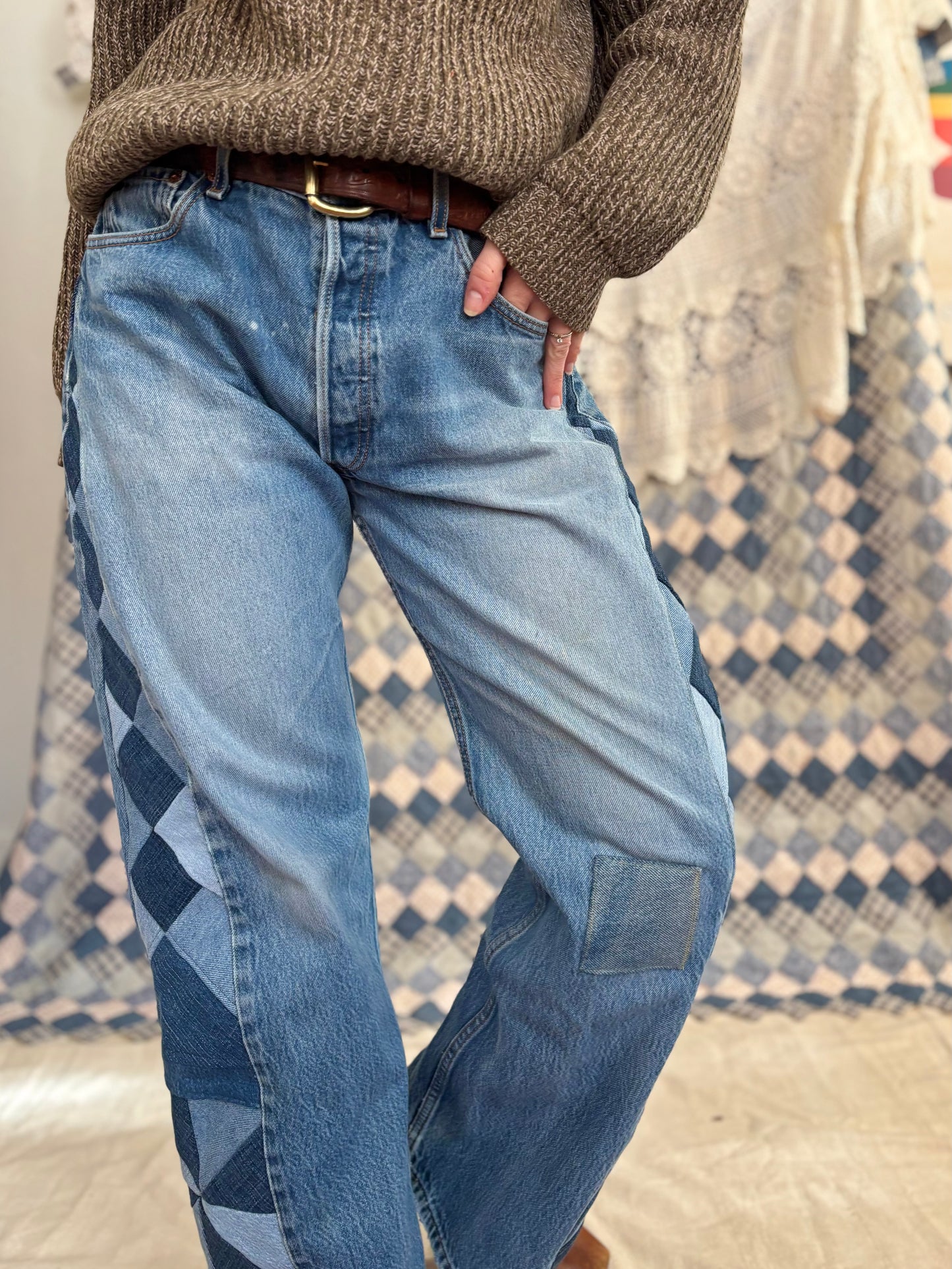 Diamond Pinwheel Levi's 501 XX