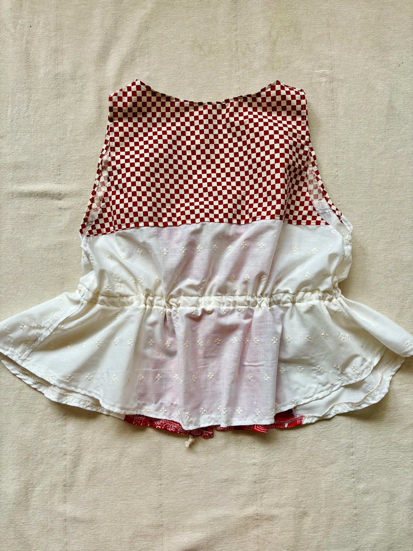 Florecita Top - #4 Checkered Bandana