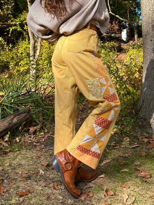 Goldenrod yellow Pinwheel Jordache Corduroys