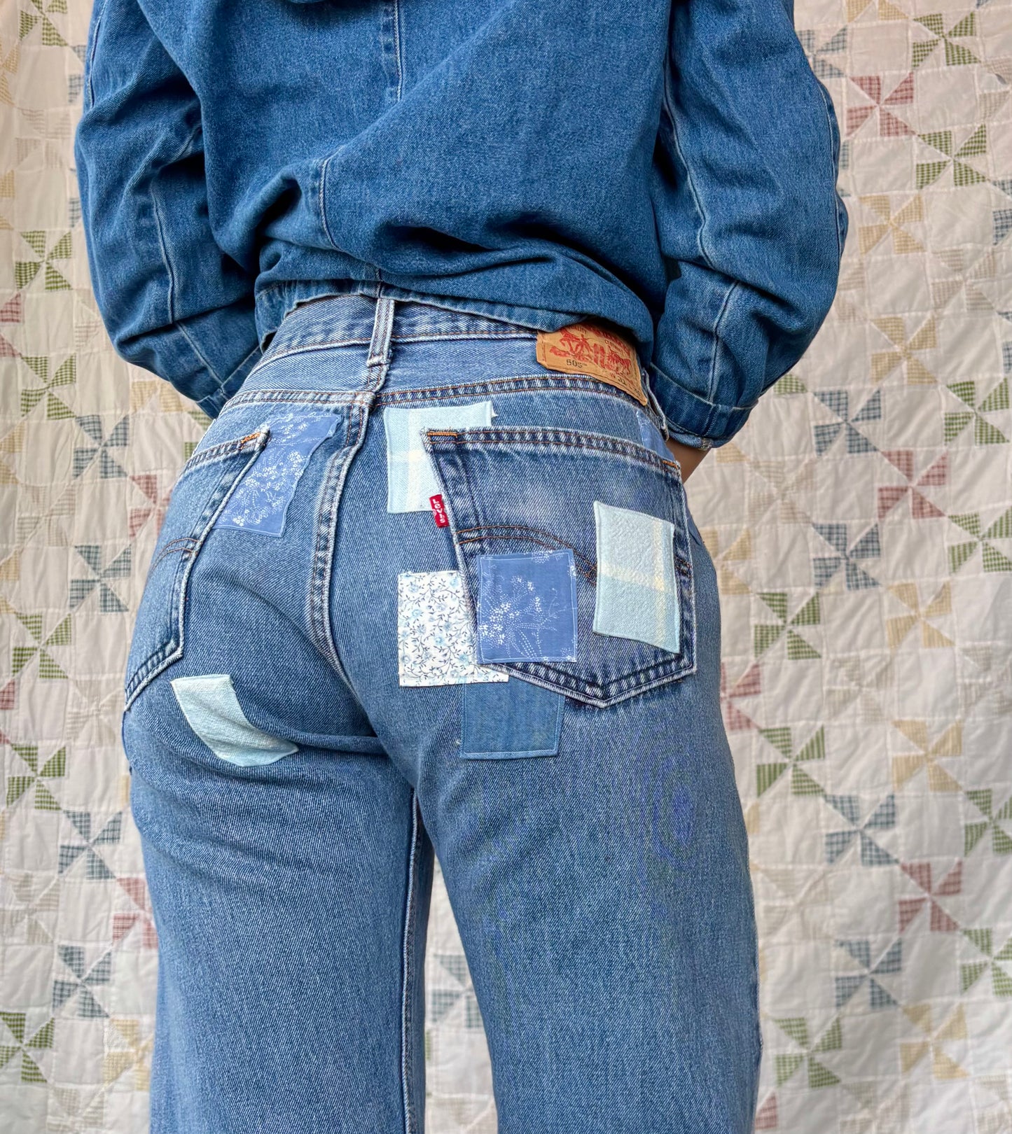 Patchwork Blue Star Levi's