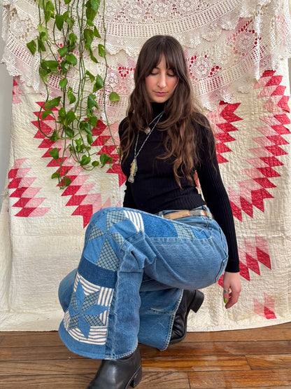 Star & Pinwheel Levi's 501s