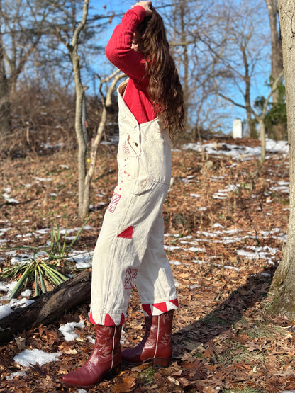 White Big Mac Overalls ❆
