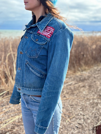 1970s Maverick Patched & Embroidered Jacket