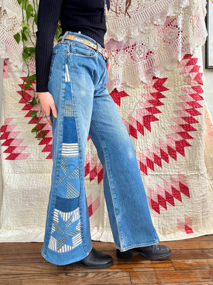 Star & Pinwheel Levi's 501s