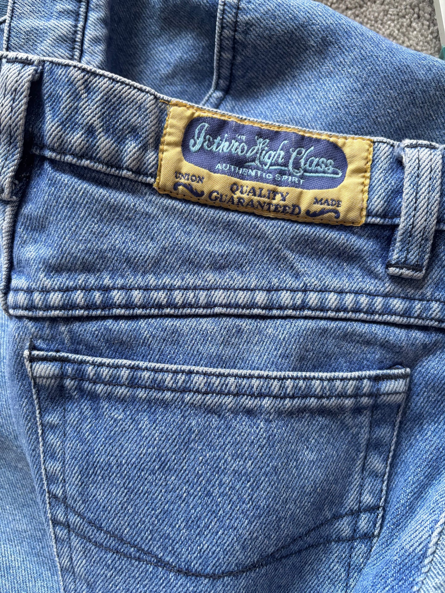 Jethro Turquoise Pinwheel Jeans