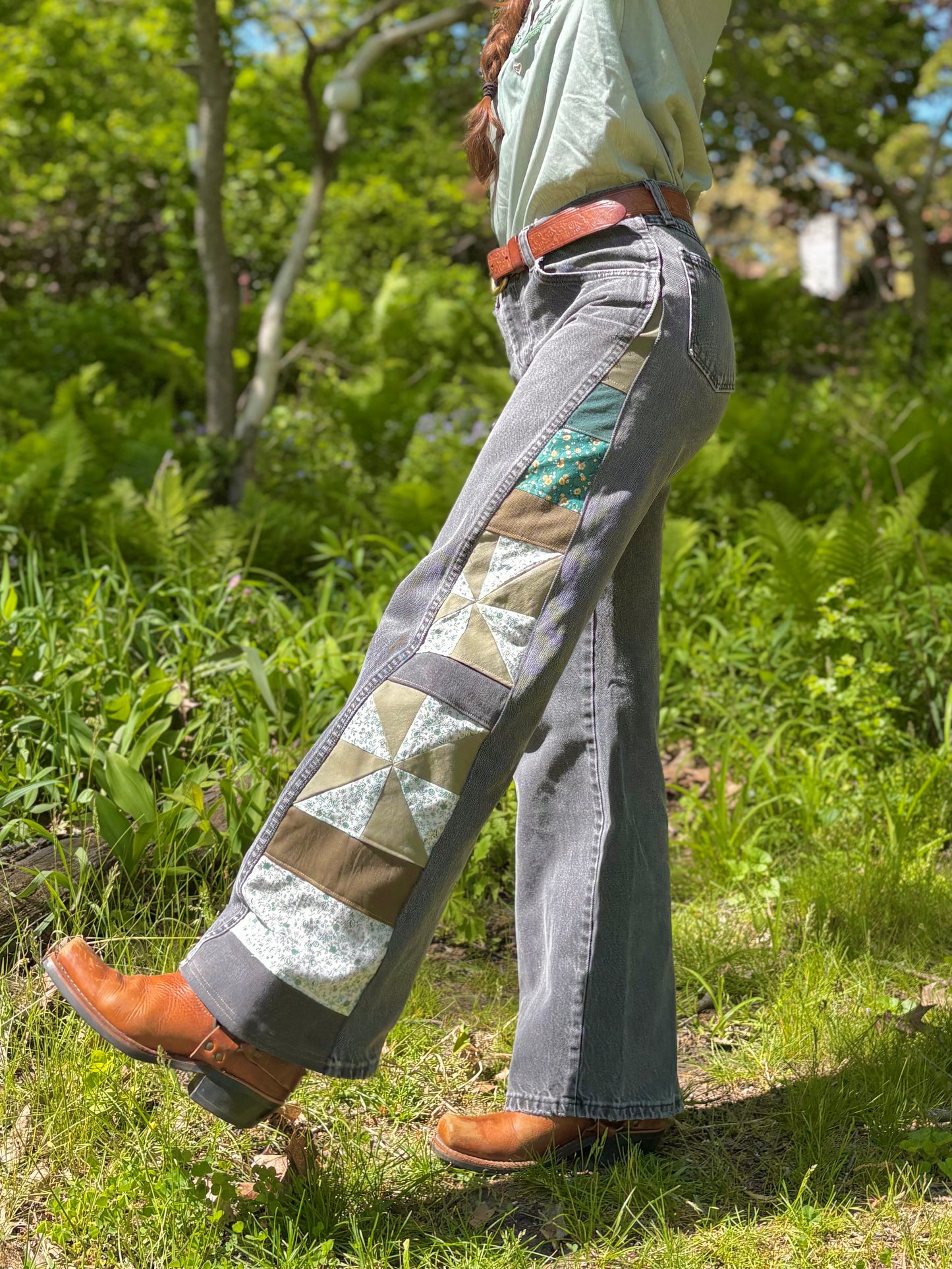 Sage Green Pinwheel Rustlers