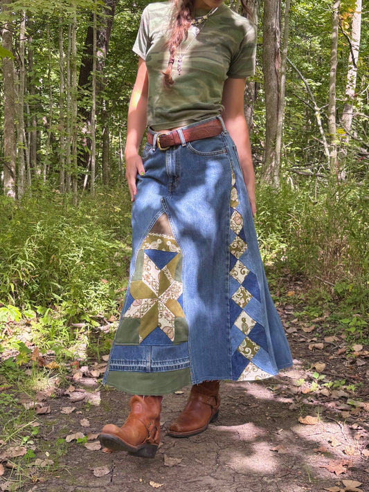 Levi's Quilt Skirt 🌿