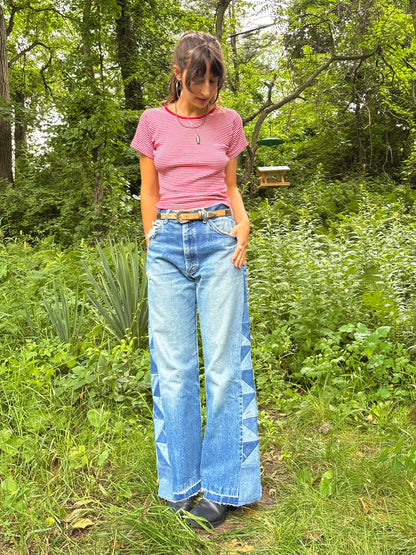 Blue Jean Pinwheel Lees