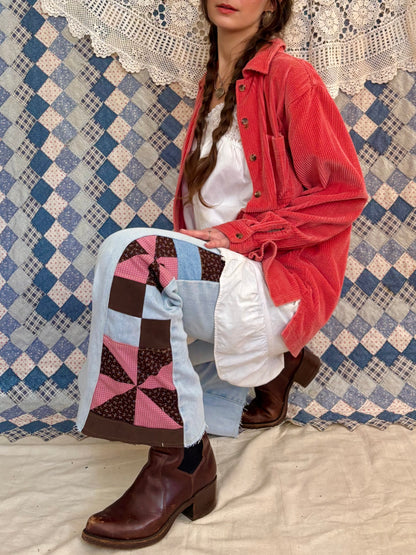 Rose & Cocoa Pinwheel Guess Jeans