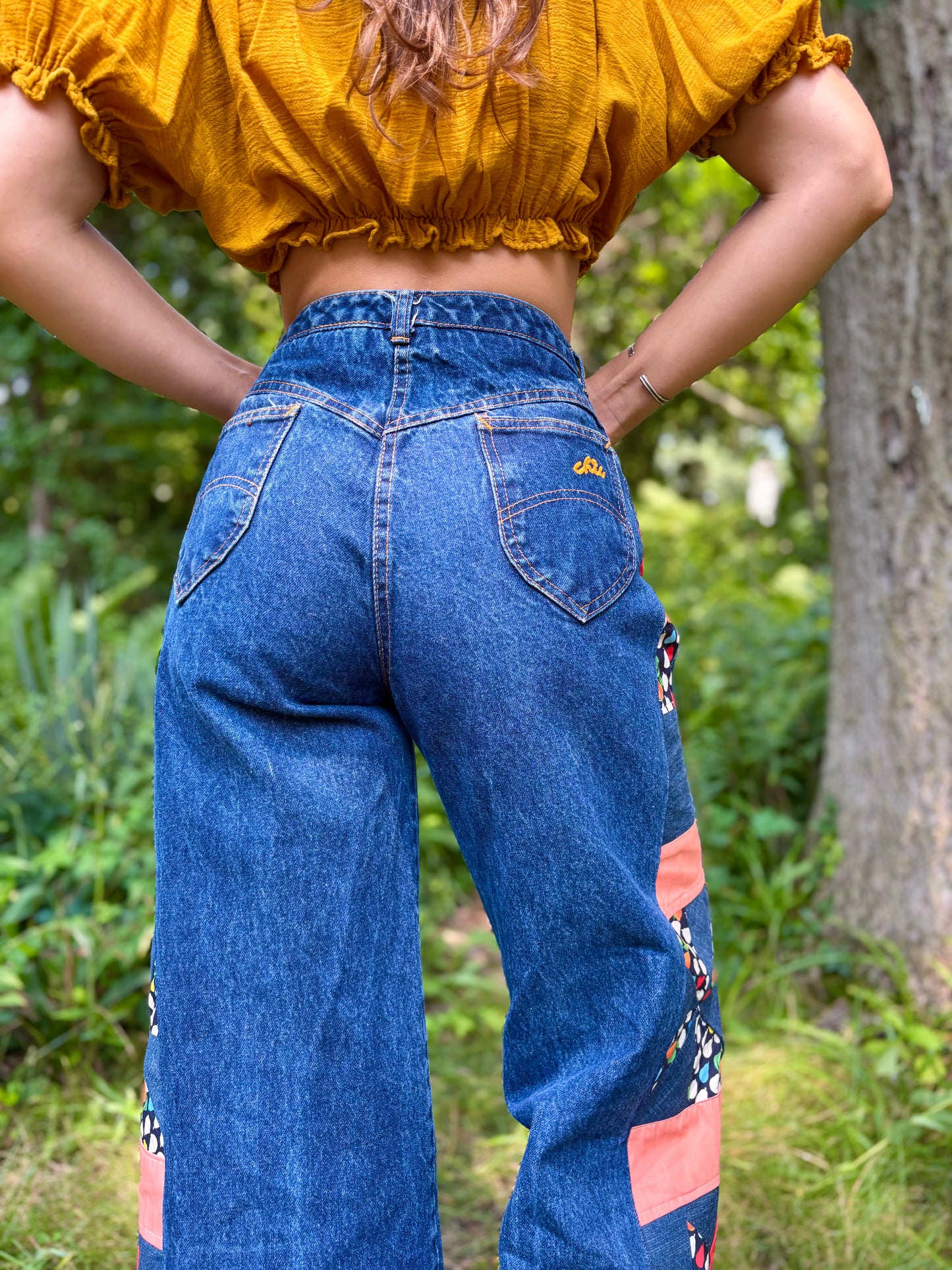 Pear Star & Pinwheel Chic Jeans
