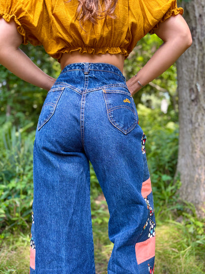 Pear Star & Pinwheel Chic Jeans