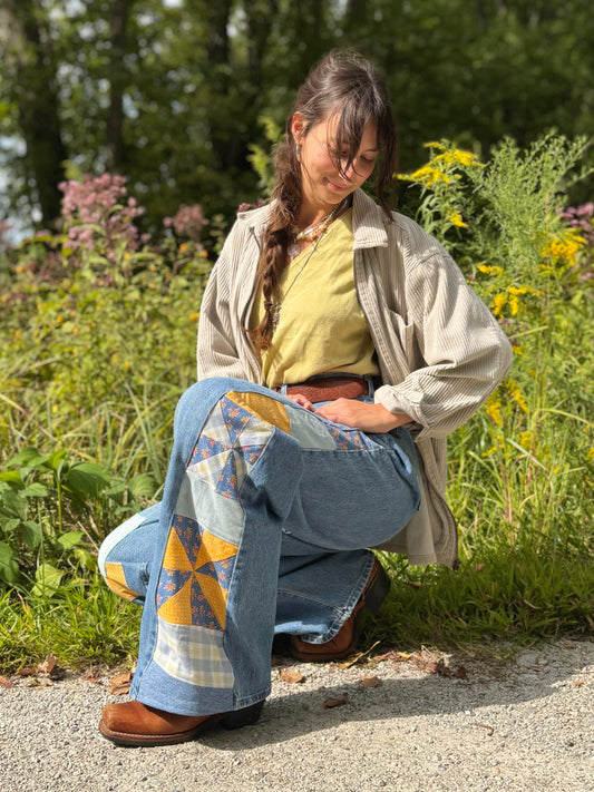 Yellow & Blue Pinwheel Lees 🦋🌸