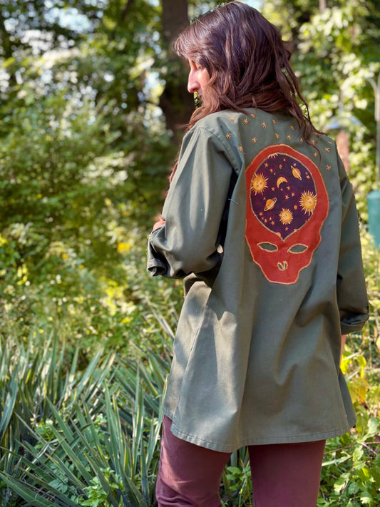 Appliqué Stealie Army Jacket