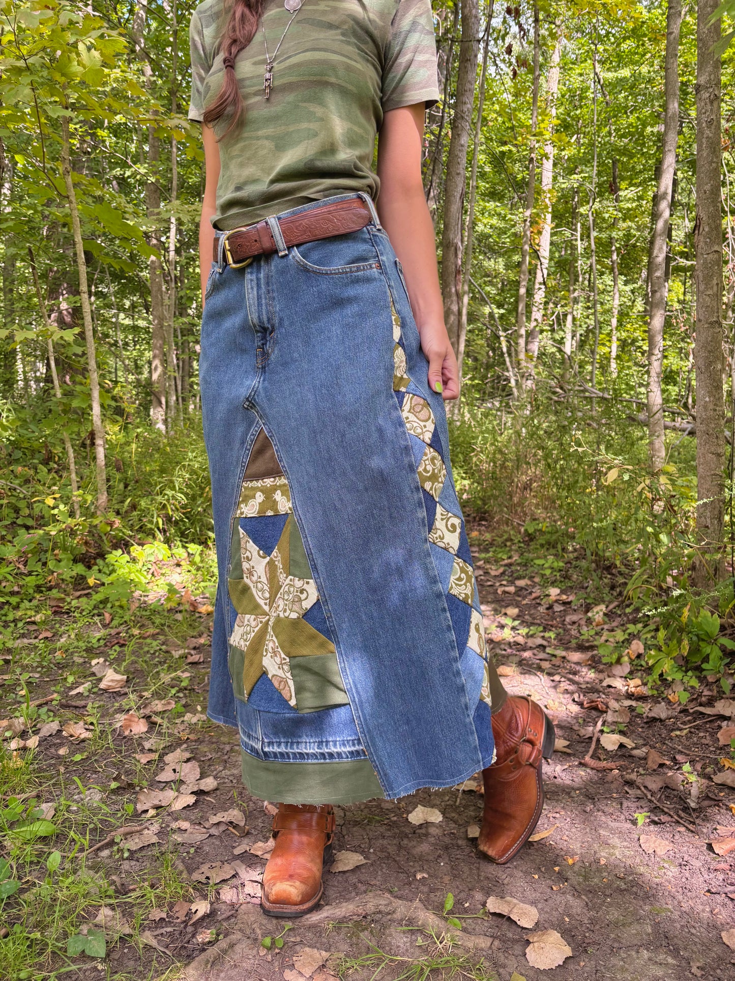 Levi's Quilt Skirt 🌿