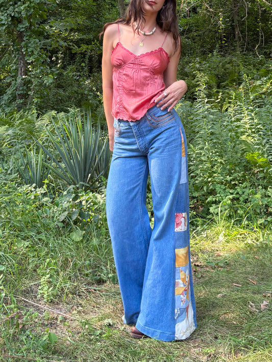 Brittania Star Quilt Jeans 💗