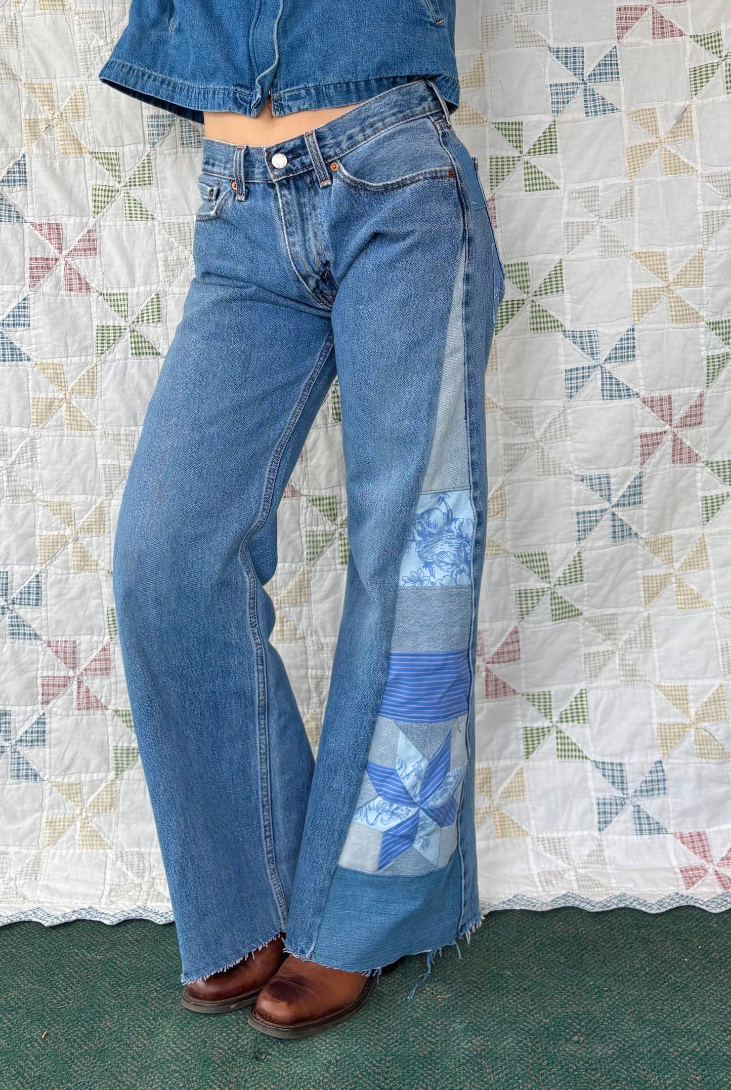 Patchwork Blue Star Levi's