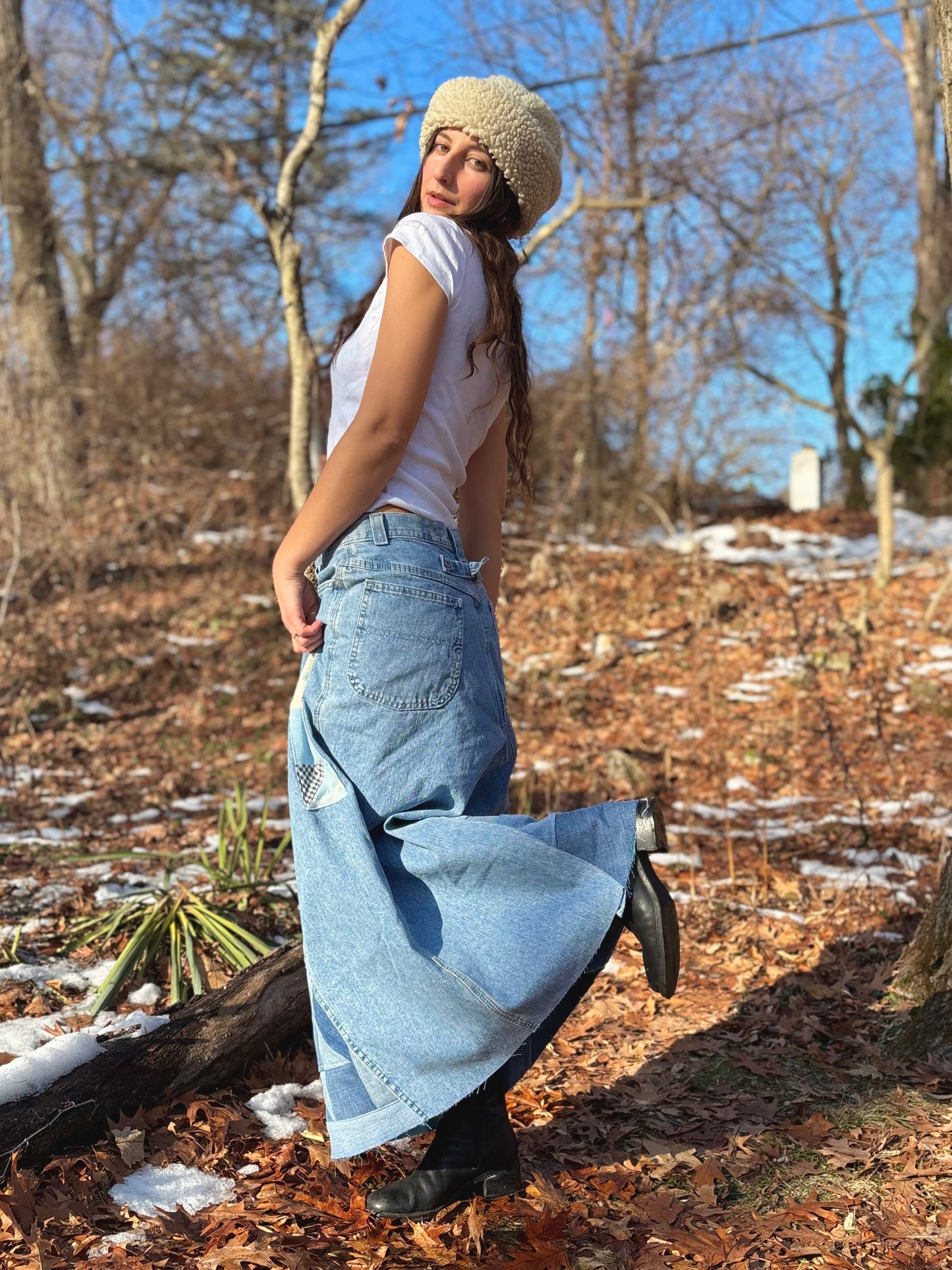 Buckle Back Sawtooth Quilt Skirt