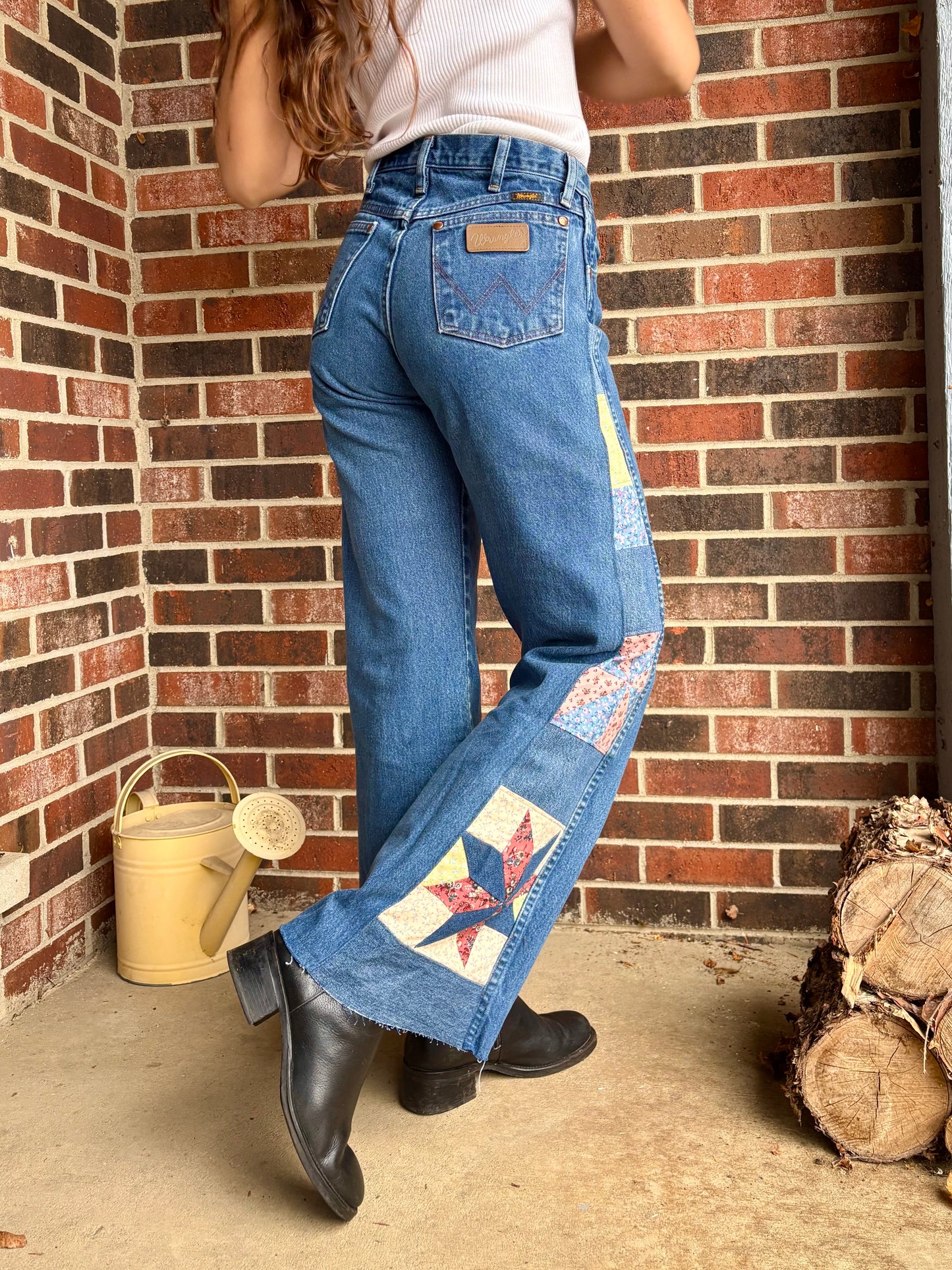 Pink & Blue Star Pinwheel Wranglers